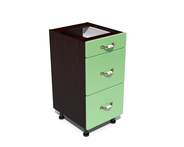 Corp inferior 40 cu 3 sertare metalice pentru greutate Zebra MDF fistic simplu Corp inferior 40 cu 3 sertare metalice pentru greutate Zebra MDF fistic simplu